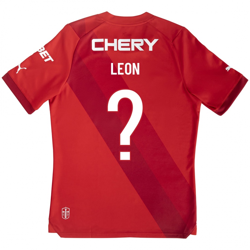 Hombre Camiseta Vasco León #0 Rojo 2ª Equipación 2023/24 La Camisa Chile