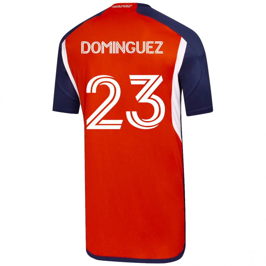 Hombre Camiseta Nery Dominguez #23 Blanco 2ª Equipación 2023/24 La Camisa Chile