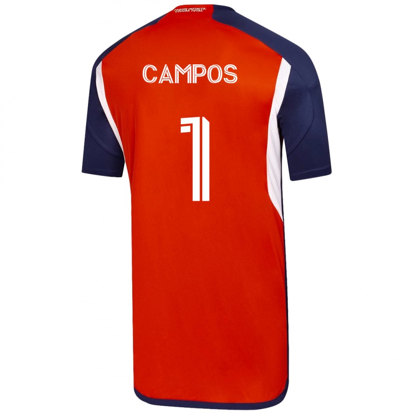 Hombre Camiseta Natalia Campos #1 Blanco 2ª Equipación 2023/24 La Camisa Chile