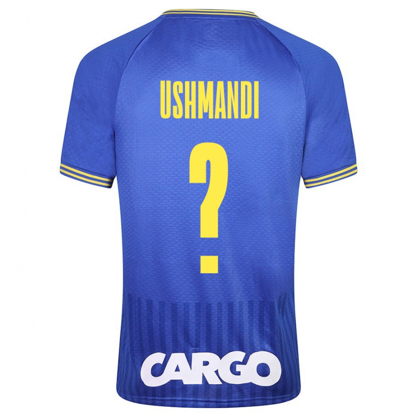 Hombre Camiseta Anar Ushmandi #0 Azul 2ª Equipación 2023/24 La Camisa Chile