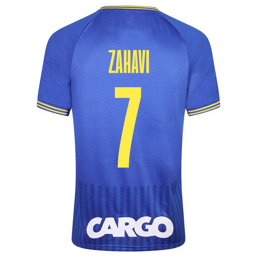 Hombre Camiseta Eran Zahavi #7 Azul 2ª Equipación 2023/24 La Camisa Chile