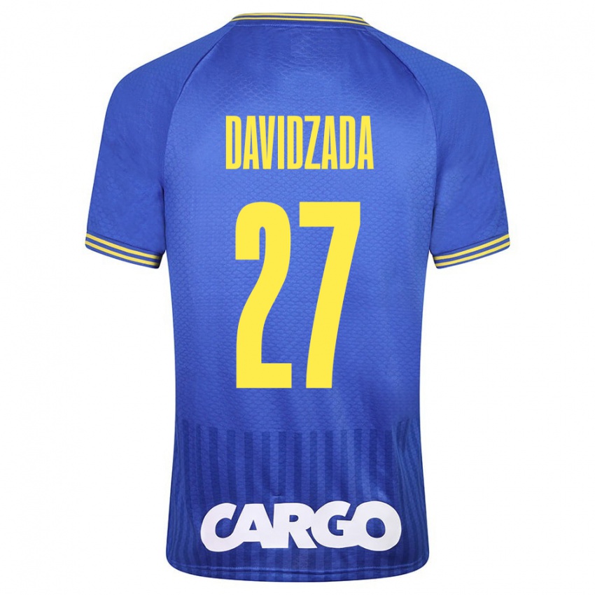 Hombre Camiseta Ofir Davidzada #27 Azul 2ª Equipación 2023/24 La Camisa Chile