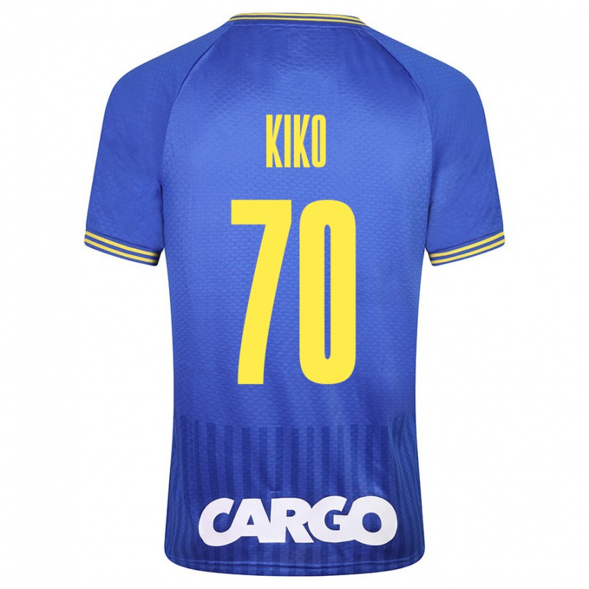 Hombre Camiseta Kiko Bondoso #70 Azul 2ª Equipación 2023/24 La Camisa Chile