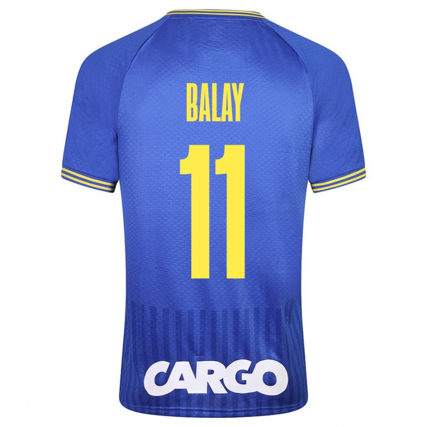 Hombre Camiseta Yehuda Balay #11 Azul 2ª Equipación 2023/24 La Camisa Chile