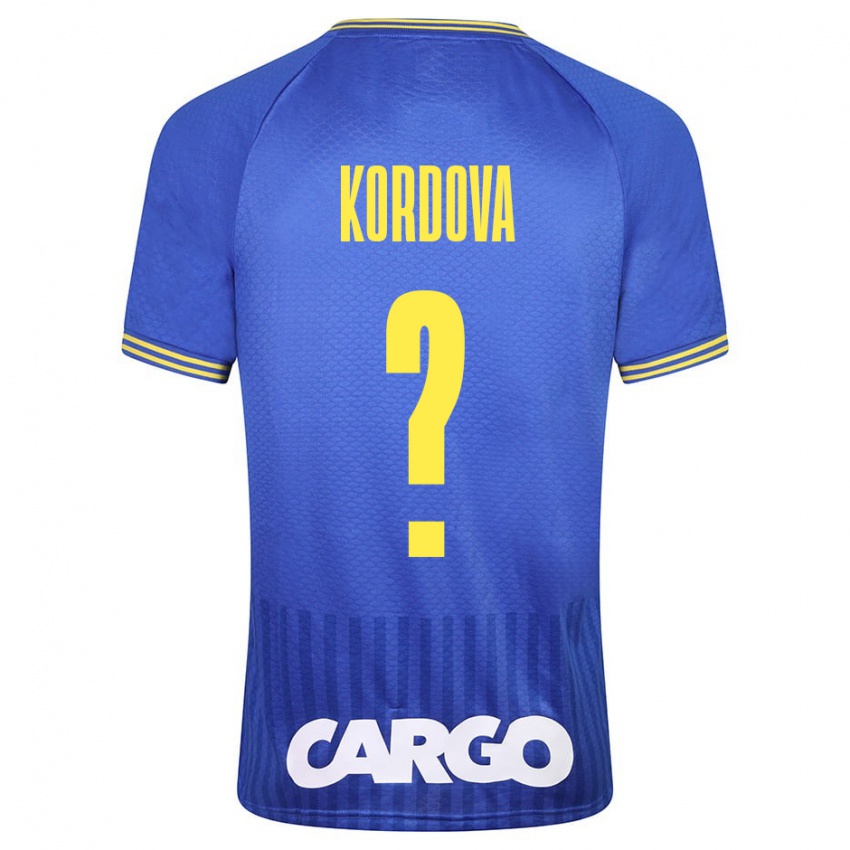 Hombre Camiseta Adir Kordova #0 Azul 2ª Equipación 2023/24 La Camisa Chile