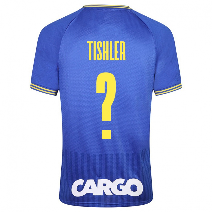 Hombre Camiseta Daniel Tishler #0 Azul 2ª Equipación 2023/24 La Camisa Chile