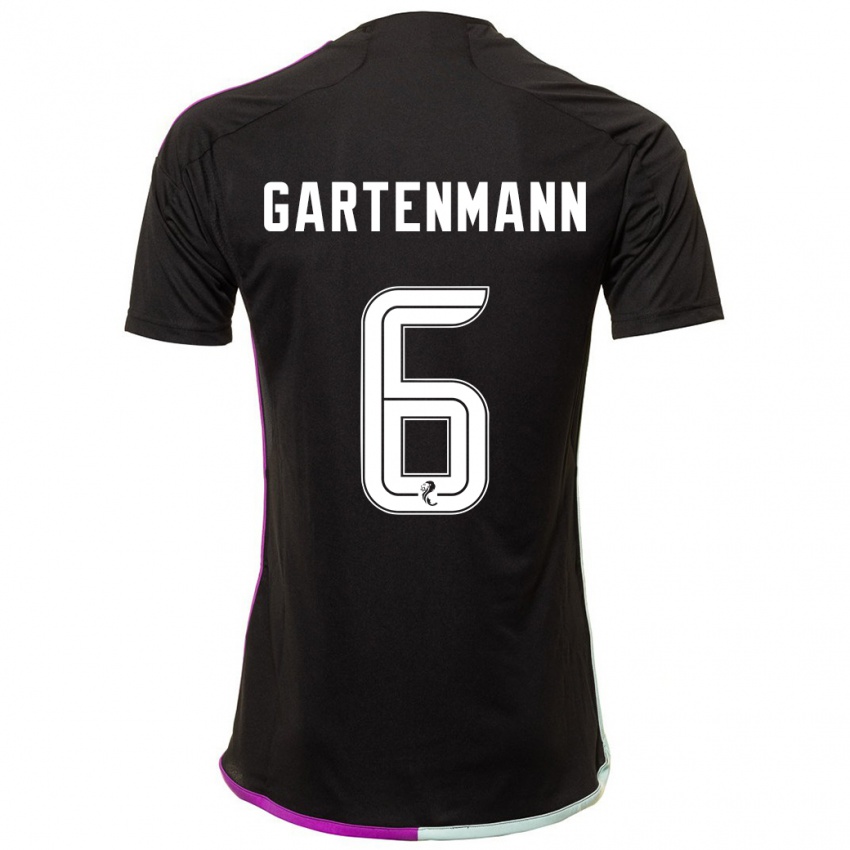 Hombre Camiseta Stefan Gartenmann #6 Negro 2ª Equipación 2023/24 La Camisa Chile