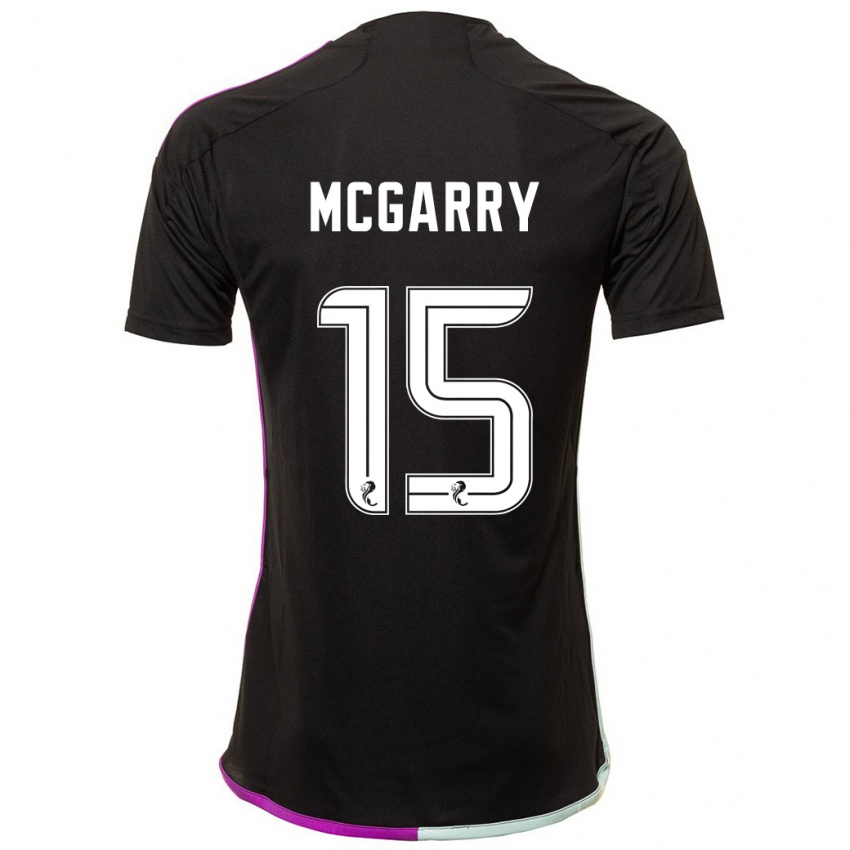 Hombre Camiseta James Mcgarry #15 Negro 2ª Equipación 2023/24 La Camisa Chile