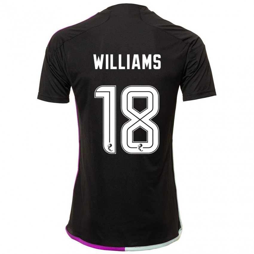 Hombre Camiseta Rhys Williams #18 Negro 2ª Equipación 2023/24 La Camisa Chile