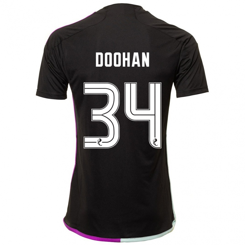 Hombre Camiseta Ross Doohan #34 Negro 2ª Equipación 2023/24 La Camisa Chile