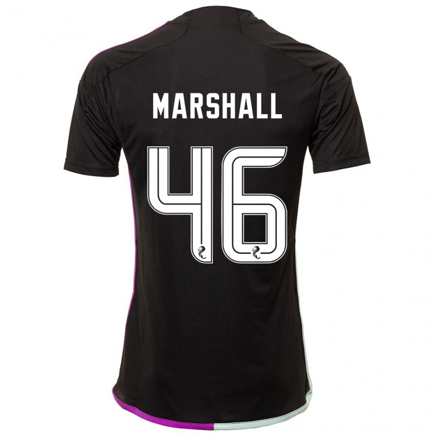 Hombre Camiseta Findlay Marshall #46 Negro 2ª Equipación 2023/24 La Camisa Chile