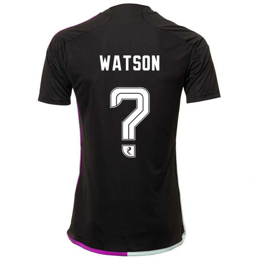 Hombre Camiseta Kai Watson #0 Negro 2ª Equipación 2023/24 La Camisa Chile