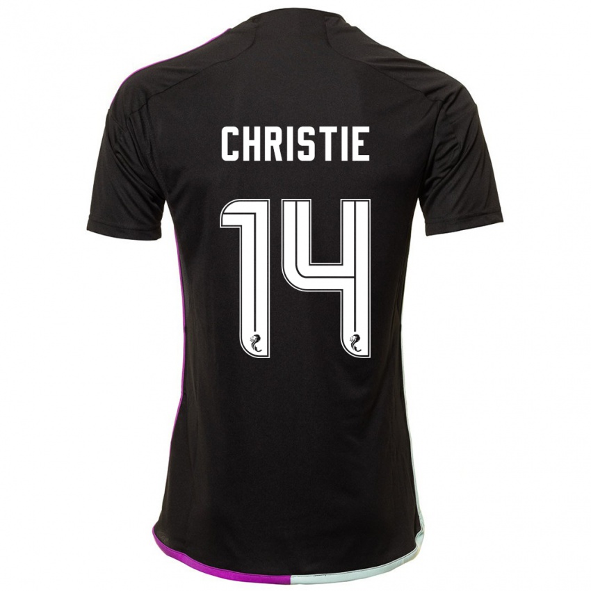 Hombre Camiseta Mya Christie #14 Negro 2ª Equipación 2023/24 La Camisa Chile