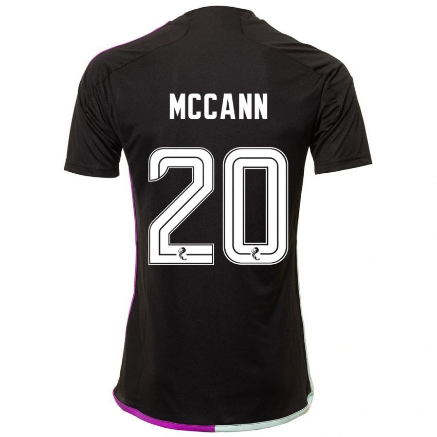 Hombre Camiseta Annalisa Mccann #20 Negro 2ª Equipación 2023/24 La Camisa Chile