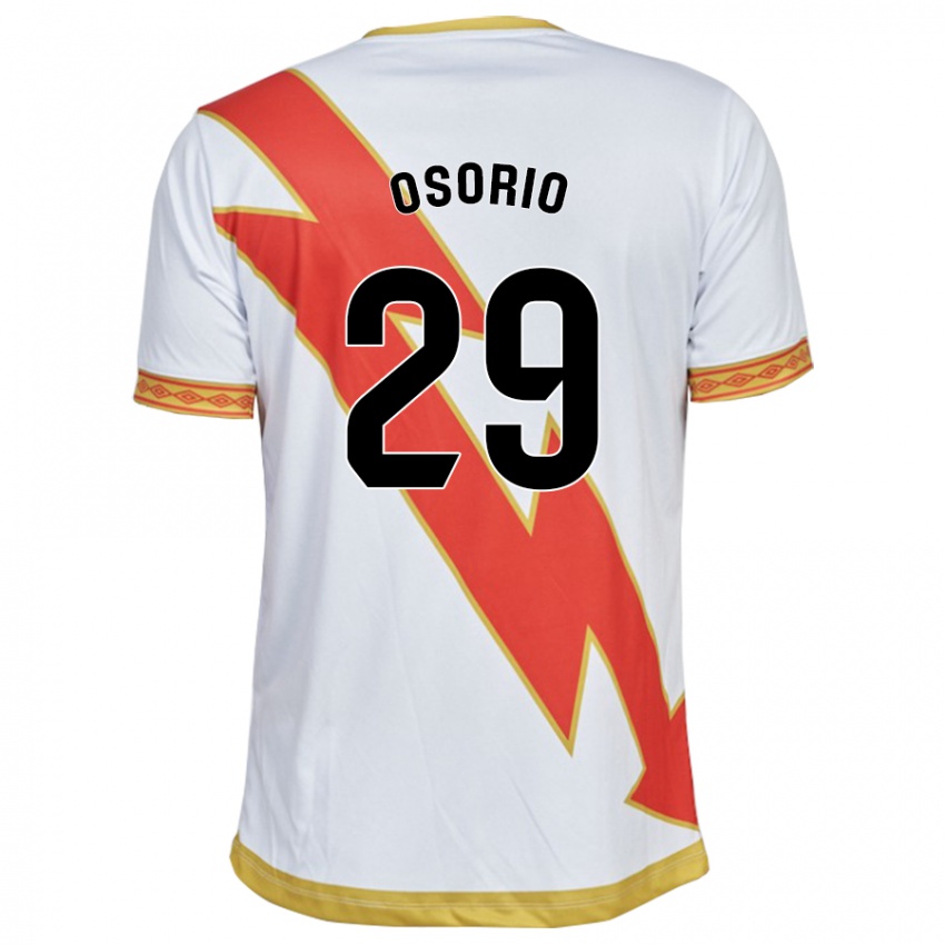 Mujer Camiseta Irene Osorio Bosqued #29 Blanco 1ª Equipación 2023/24 La Camisa Chile