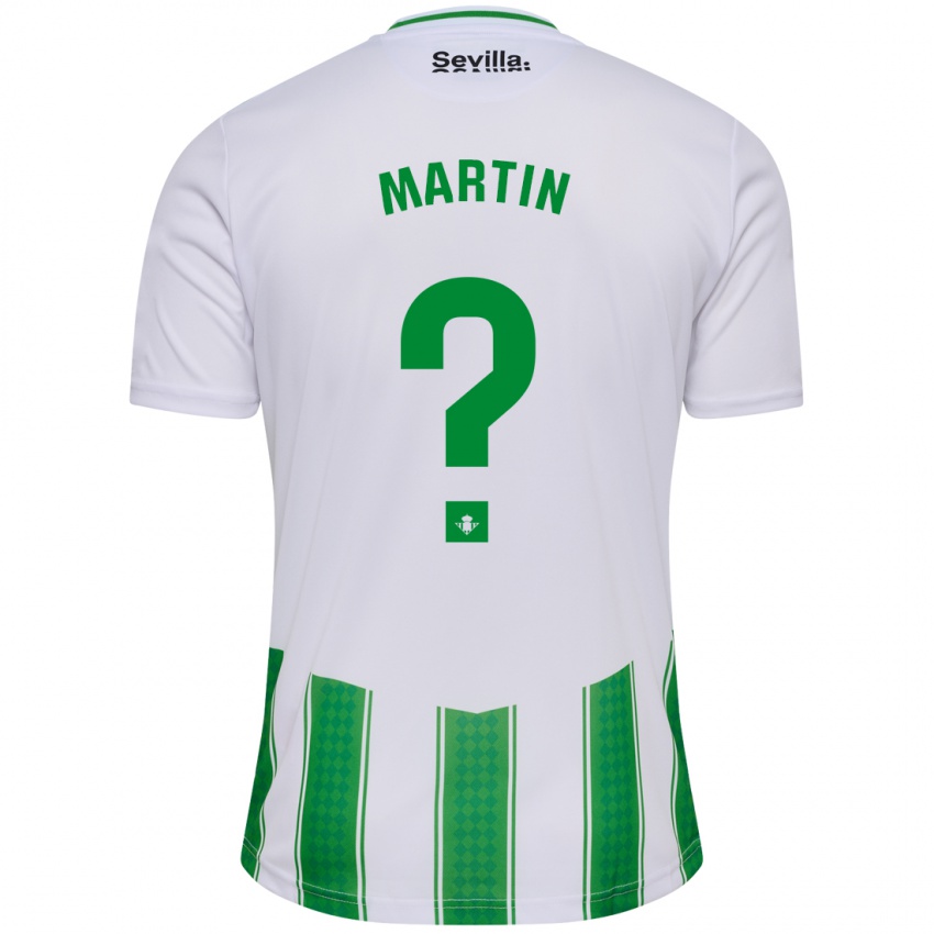 Mujer Camiseta Adrián Martín #0 Blanco 1ª Equipación 2023/24 La Camisa Chile