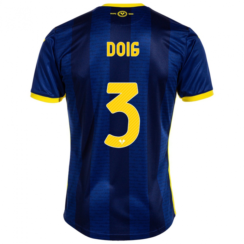 Mujer Camiseta Josh Doig #3 Armada 1ª Equipación 2023/24 La Camisa Chile