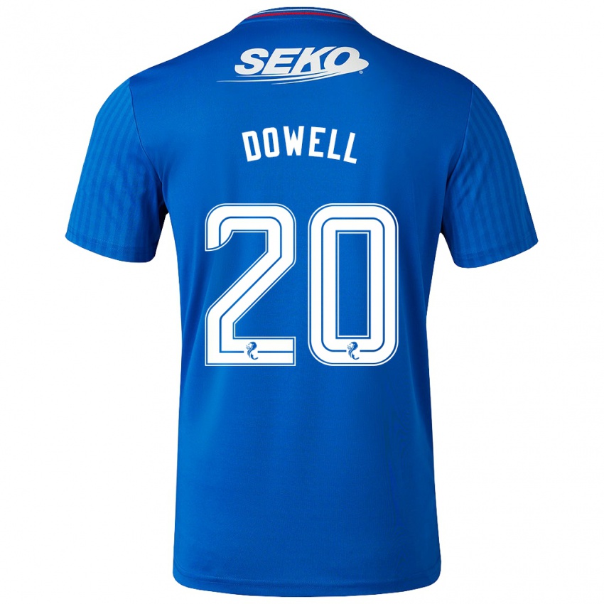 Mujer Camiseta Kieran Dowell #20 Azul 1ª Equipación 2023/24 La Camisa Chile