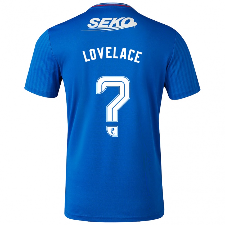 Mujer Camiseta Zak Lovelace #0 Azul 1ª Equipación 2023/24 La Camisa Chile