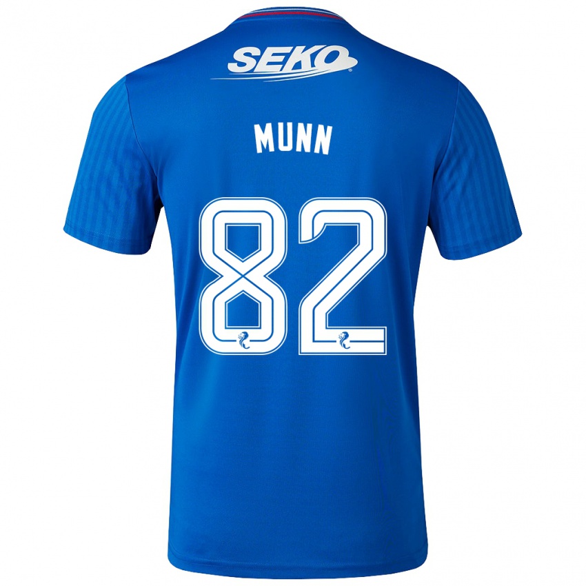 Mujer Camiseta Mason Munn #82 Azul 1ª Equipación 2023/24 La Camisa Chile