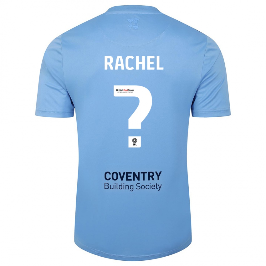Mujer Camiseta Daniel Rachel #0 Cielo Azul 1ª Equipación 2023/24 La Camisa Chile
