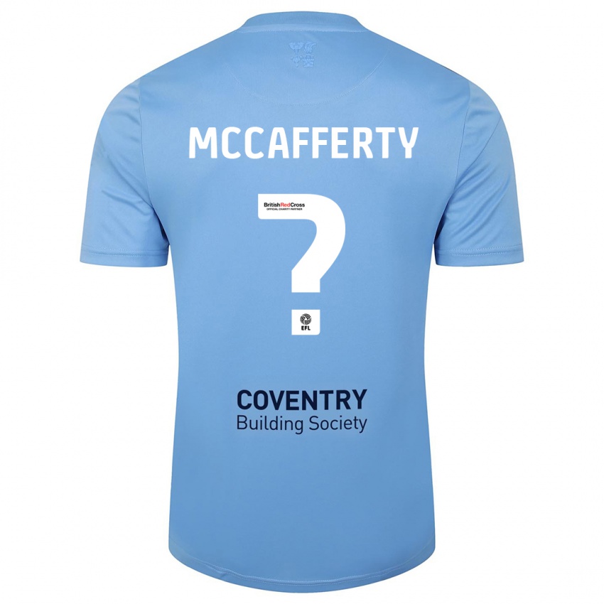 Mujer Camiseta Lewys Mccafferty #0 Cielo Azul 1ª Equipación 2023/24 La Camisa Chile