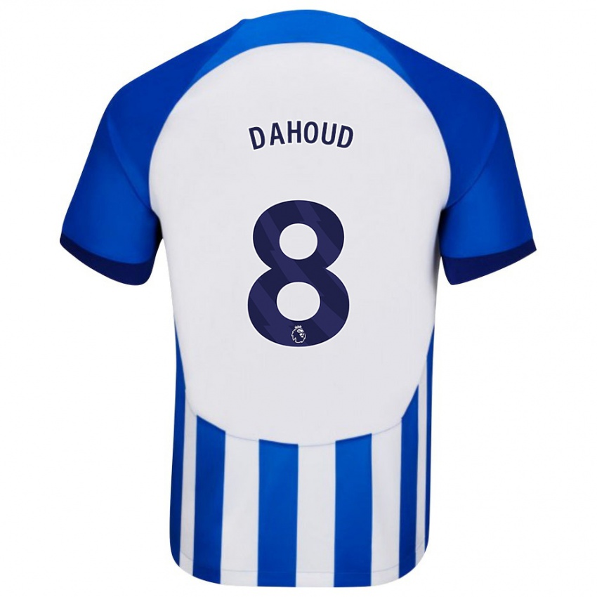 Mujer Camiseta Mahmoud Dahoud #8 Azul 1ª Equipación 2023/24 La Camisa Chile