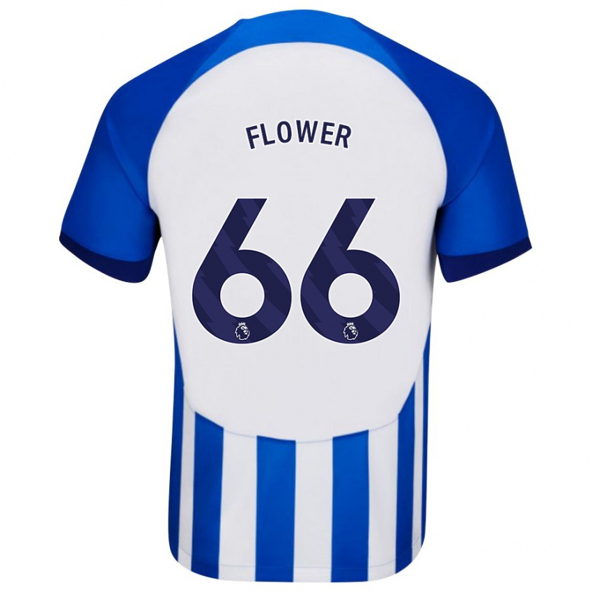 Mujer Camiseta Louis Flower #66 Azul 1ª Equipación 2023/24 La Camisa Chile