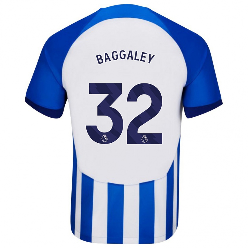 Mujer Camiseta Sophie Baggaley #32 Azul 1ª Equipación 2023/24 La Camisa Chile