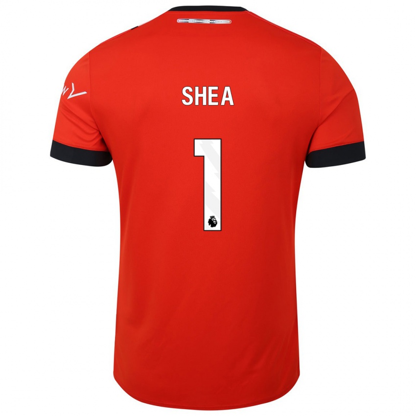 Mujer Camiseta James Shea #1 Rojo 1ª Equipación 2023/24 La Camisa Chile