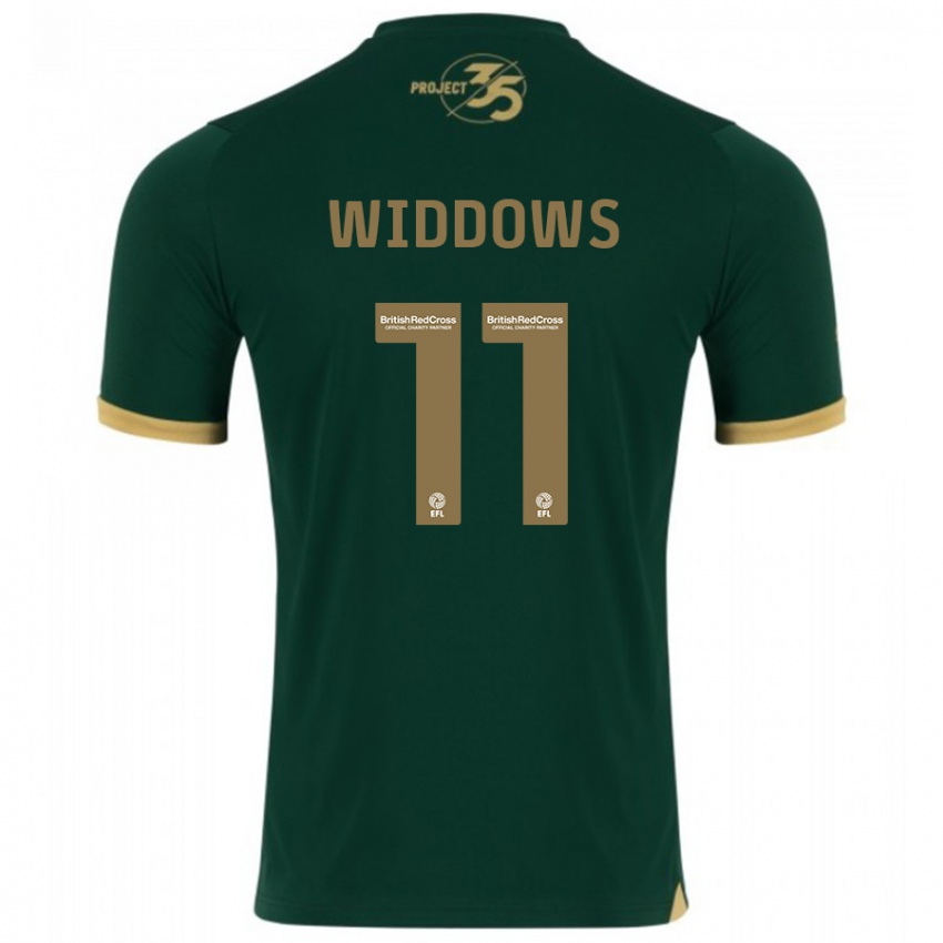 Mujer Camiseta Jade Widdows #11 Verde 1ª Equipación 2023/24 La Camisa Chile