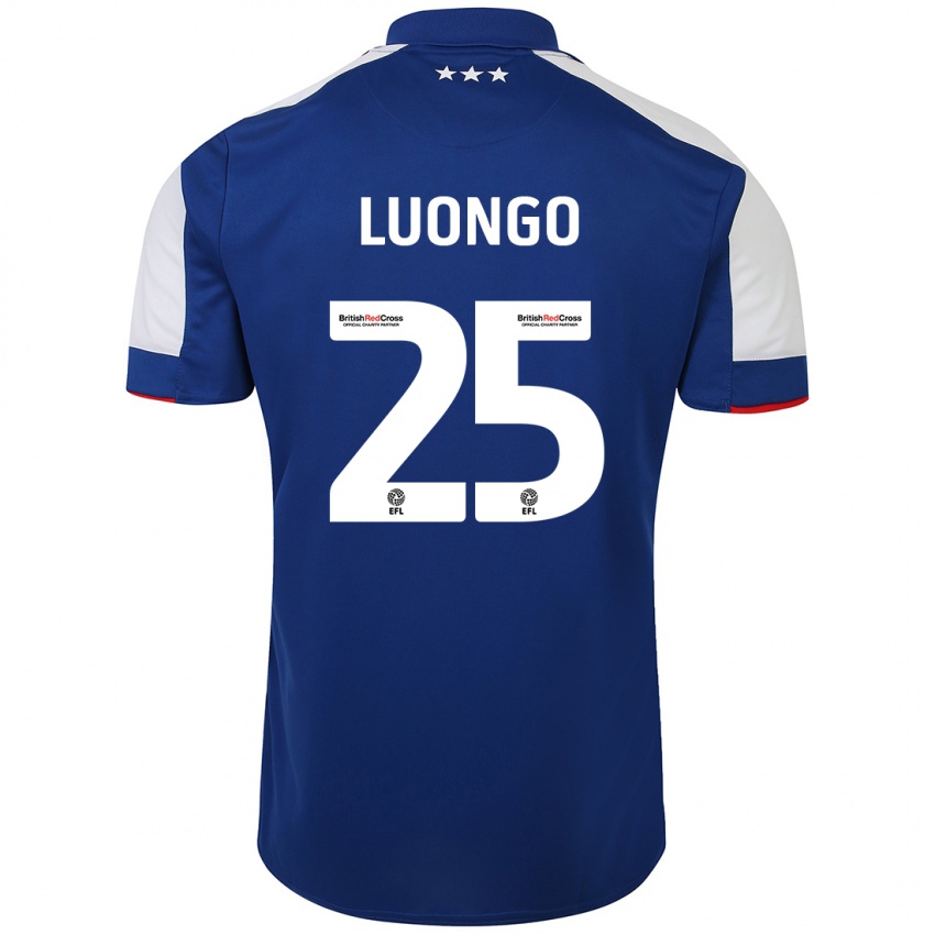 Mujer Camiseta Massimo Luongo #25 Azul 1ª Equipación 2023/24 La Camisa Chile