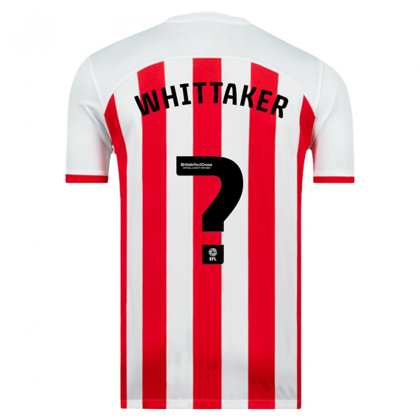 Mujer Camiseta Jack Whittaker #0 Blanco 1ª Equipación 2023/24 La Camisa Chile