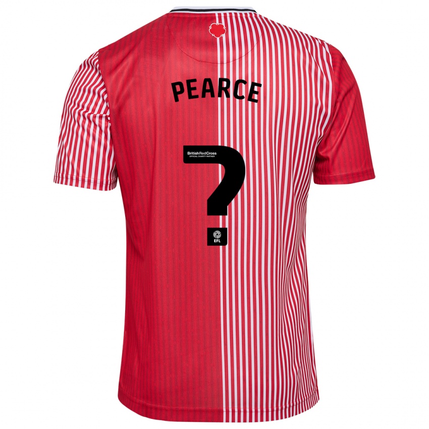 Mujer Camiseta Luke Pearce #0 Rojo 1ª Equipación 2023/24 La Camisa Chile