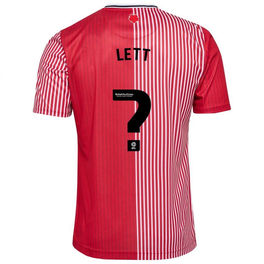 Mujer Camiseta Josh Lett #0 Rojo 1ª Equipación 2023/24 La Camisa Chile