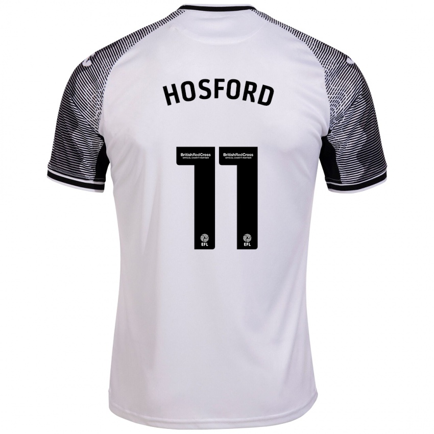 Mujer Camiseta Katy Hosford #11 Blanco 1ª Equipación 2023/24 La Camisa Chile