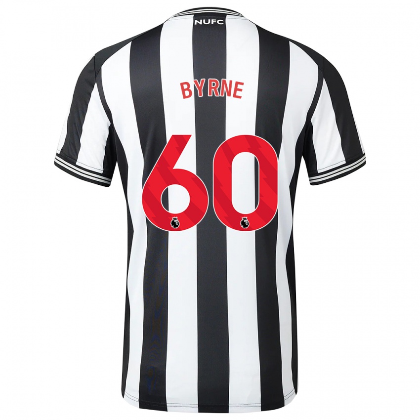 Mujer Camiseta Reece Byrne #60 Blanco Negro 1ª Equipación 2023/24 La Camisa Chile