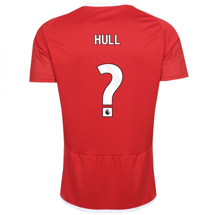 Mujer Camiseta Ethan Hull #0 Rojo 1ª Equipación 2023/24 La Camisa Chile