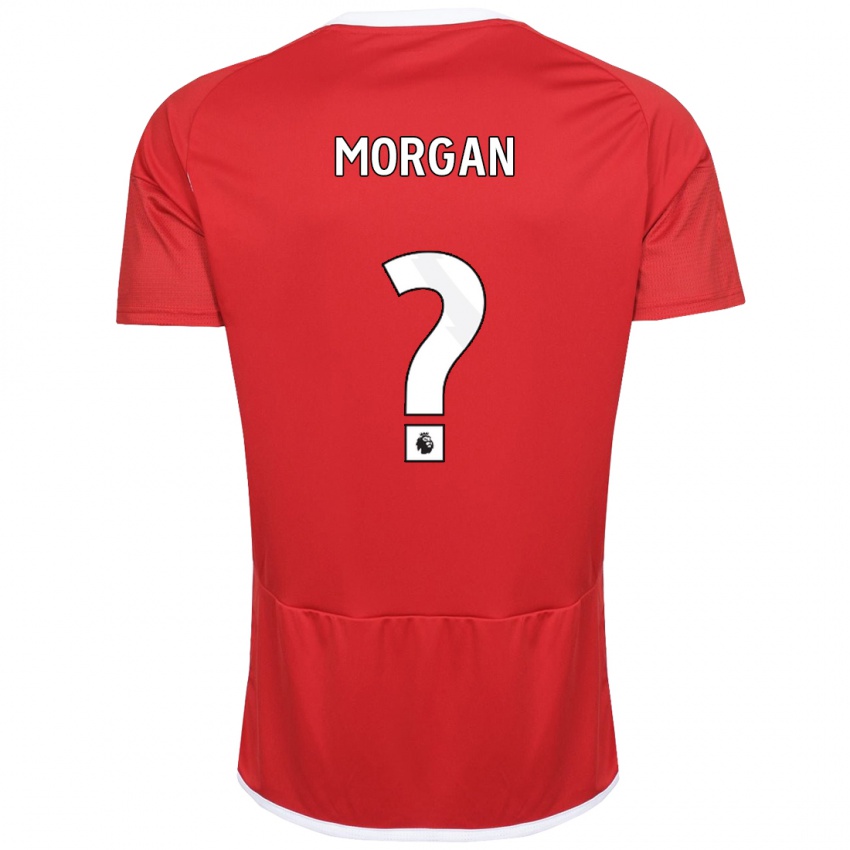 Mujer Camiseta Elijah Morgan #0 Rojo 1ª Equipación 2023/24 La Camisa Chile