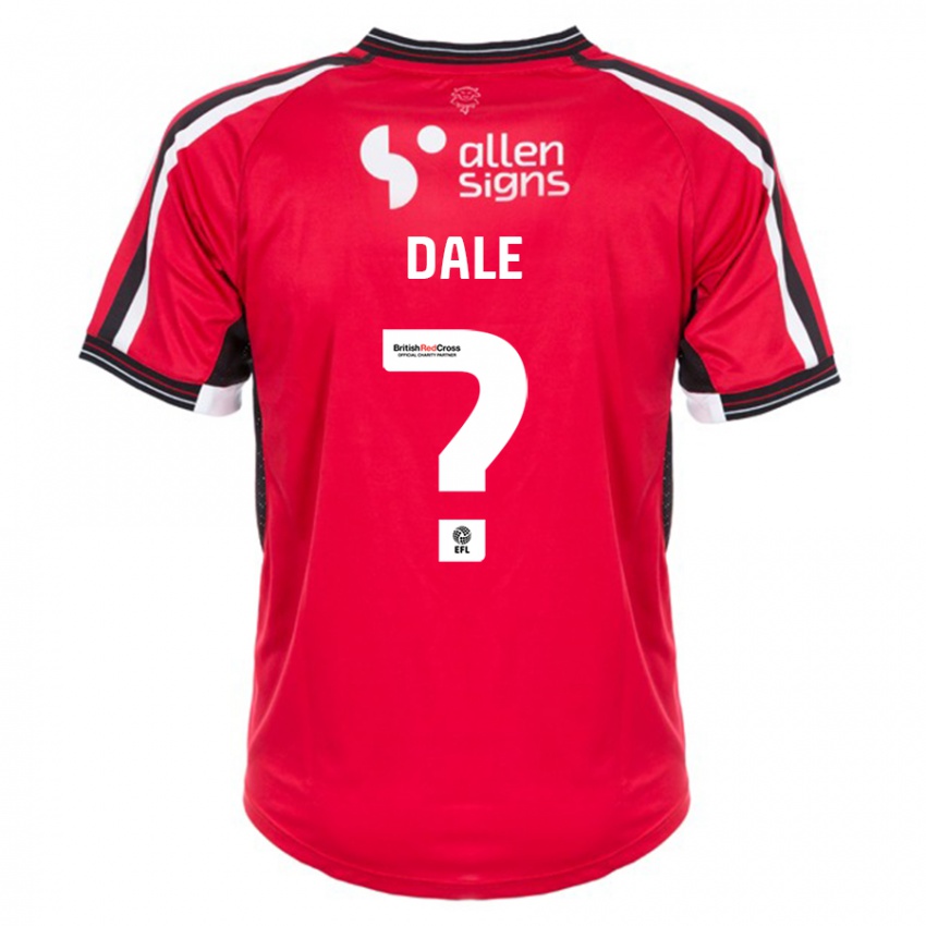 Mujer Camiseta Harry Dale #0 Rojo 1ª Equipación 2023/24 La Camisa Chile