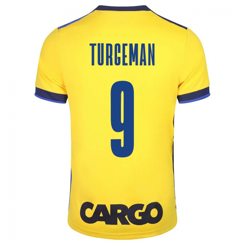 Mujer Camiseta Dor Turgeman #9 Amarillo 1ª Equipación 2023/24 La Camisa Chile