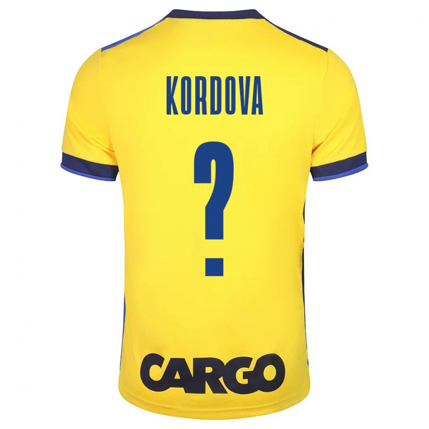 Mujer Camiseta Adir Kordova #0 Amarillo 1ª Equipación 2023/24 La Camisa Chile