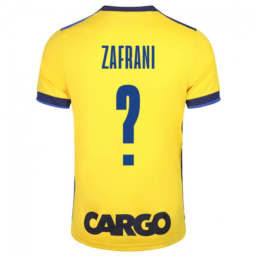 Mujer Camiseta Itay Zafrani #0 Amarillo 1ª Equipación 2023/24 La Camisa Chile