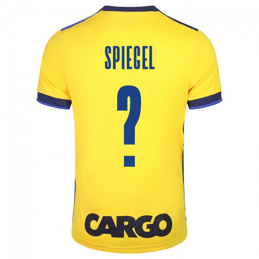 Mujer Camiseta Liran Spiegel #0 Amarillo 1ª Equipación 2023/24 La Camisa Chile