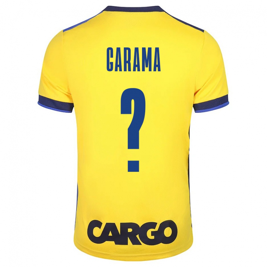 Mujer Camiseta Ben Garama #0 Amarillo 1ª Equipación 2023/24 La Camisa Chile