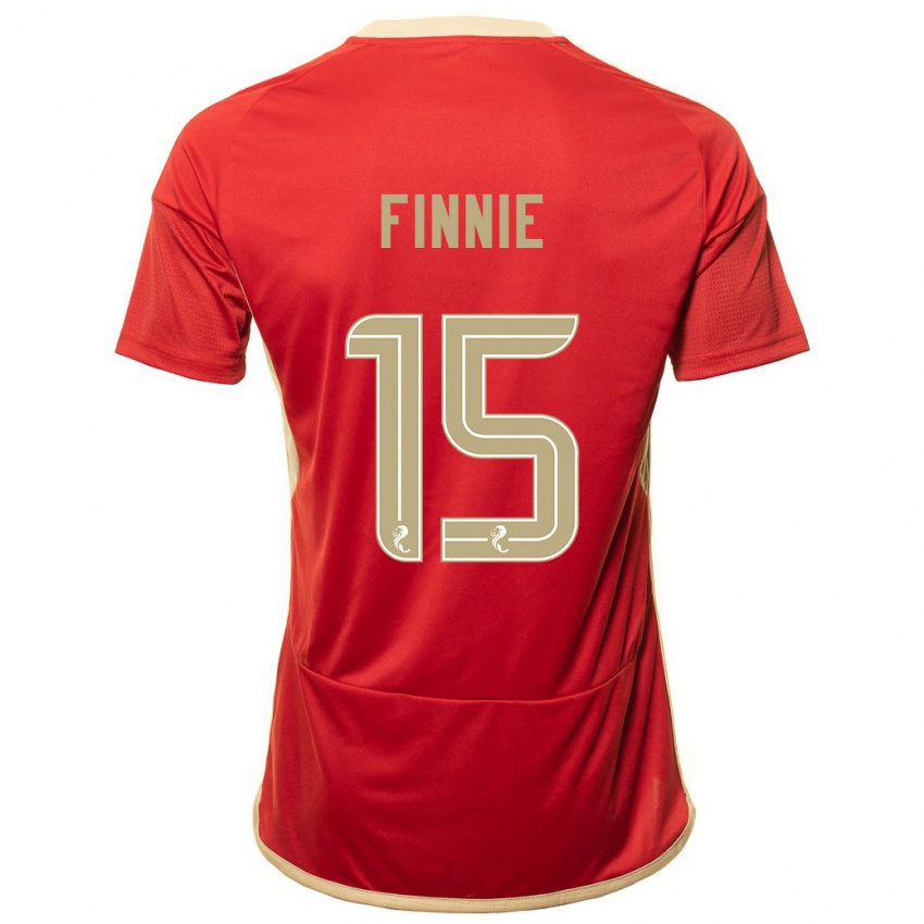 Mujer Camiseta Maddison Finnie #15 Rojo 1ª Equipación 2023/24 La Camisa Chile