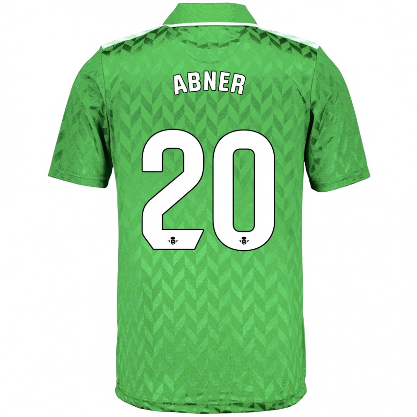 Mujer Camiseta Abner #20 Verde 2ª Equipación 2023/24 La Camisa Chile