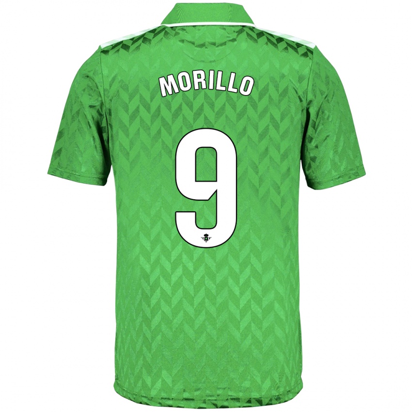 Mujer Camiseta Manu Morillo #9 Verde 2ª Equipación 2023/24 La Camisa Chile