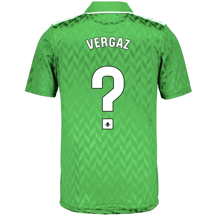 Mujer Camiseta Alejandro Vergaz #0 Verde 2ª Equipación 2023/24 La Camisa Chile