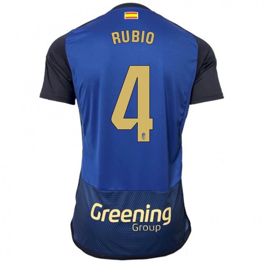 Mujer Camiseta Miguel Rubio #4 Armada 2ª Equipación 2023/24 La Camisa Chile